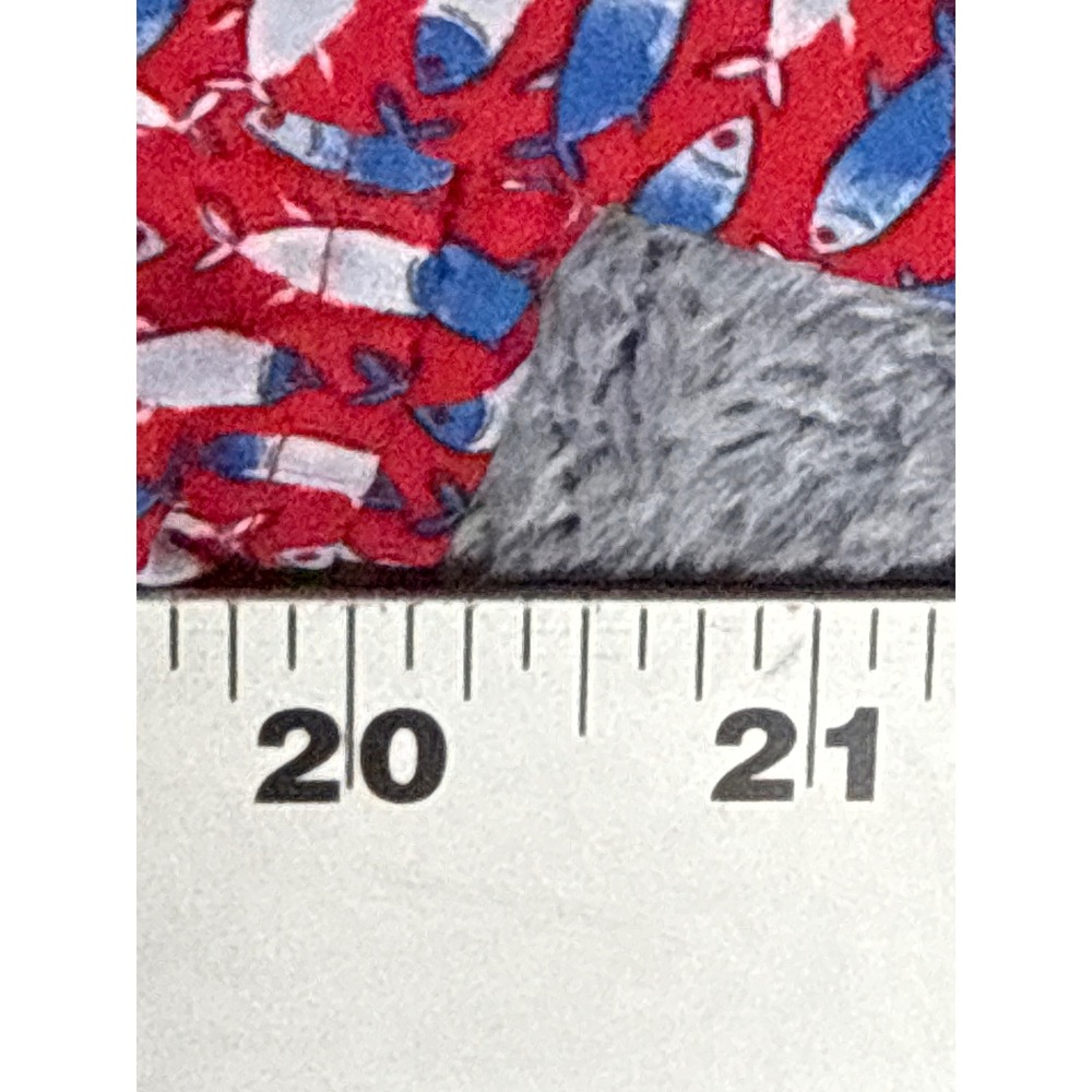 Vineyard Vines Mens Medium Performance Fish Print Short Sleeve Button Down Shirt - Picture 8 of 13